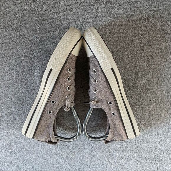 Converse Womens 6 All Star Shoreline Slip On Classic Comfort Shoes Taupe Gray - Picture 5 of 7